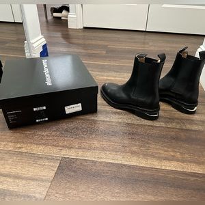 Brand New Alexander Wang Black size 38 Andy Box Calf boots